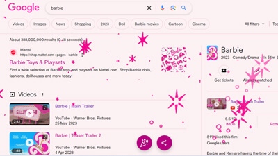 Google 바비 이스터에그