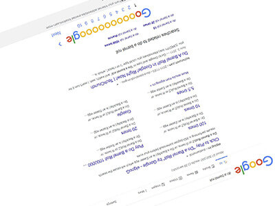Google 배럴 롤 이스터에그