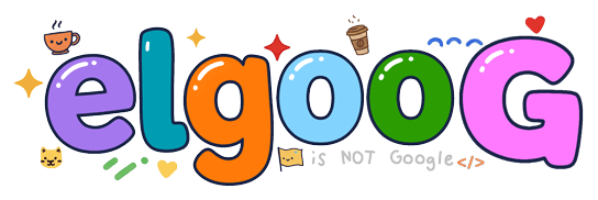 글구(elgooG) 로고