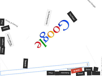 Google 중력 이스터에그