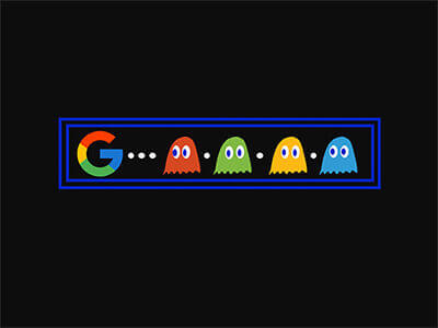 Google 팩맨 두들 게임