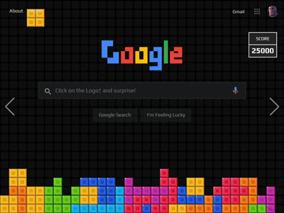 Google 테트리스 아케이드