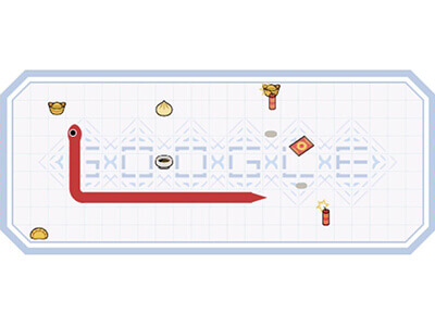 Google 스네이크 게임